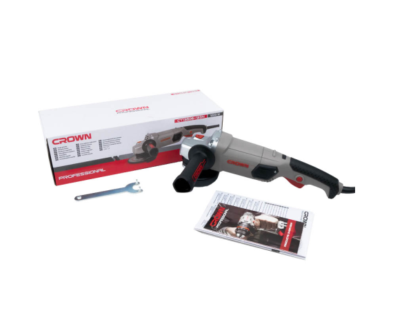 УШМ (болгарка)  CROWN CT13506-125N-(Фиксация пуска) 1200Вт, 125мм