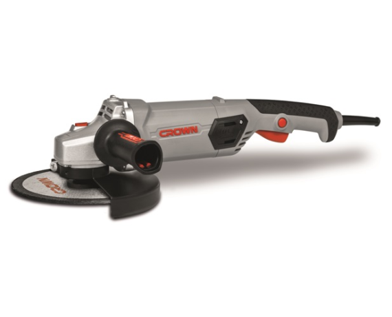 УШМ (болгарка) CROWN CT13507-180N-(Фиксация пуска) 1500Вт, 180мм