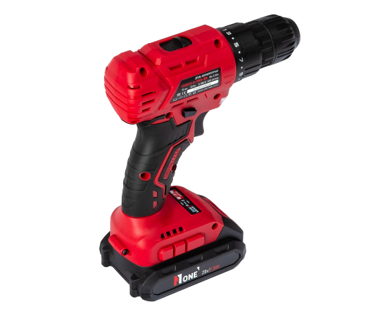 Шуруповерт Number one CD20/2,0-PRO-BR (20V,2,0A/h,2 акк.,2 скор., LED подсвет.,фикс.шпинд.,кейс)