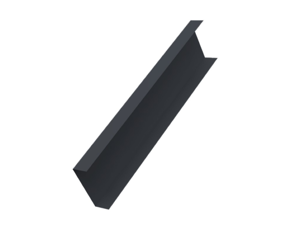 Декоративная накладка на столб универсальная 80х80 для забора жалюзи 0,45 PE-double с пленкой RAL 70