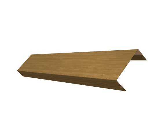 Ламель лицевая 50 забора жалюзи Texas 0,45 Print Elite с пленкой Honey Wood TwinColor