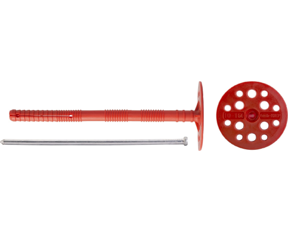 Дюбель для изоляции 10*120 с металл. гвоздем TehKrep