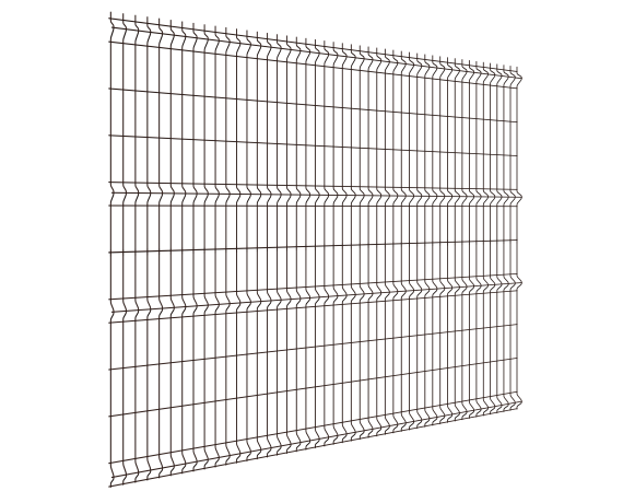 Панель Medium 2,03*2,5 м, ячейка 200*55 мм, пруток 4 мм RAL8017  GL