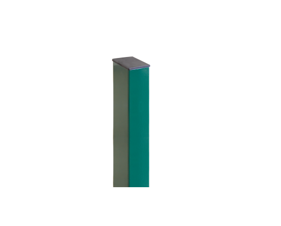 Столб 60х40х1,4х3000 5 отверстий М6 (2,03/2,43) RAL 8017