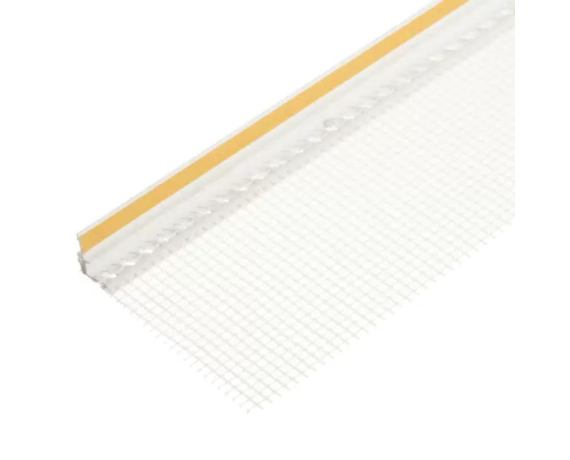 Профиль примыкающий с арм. сеткой 6мм с пыльником 2,40м