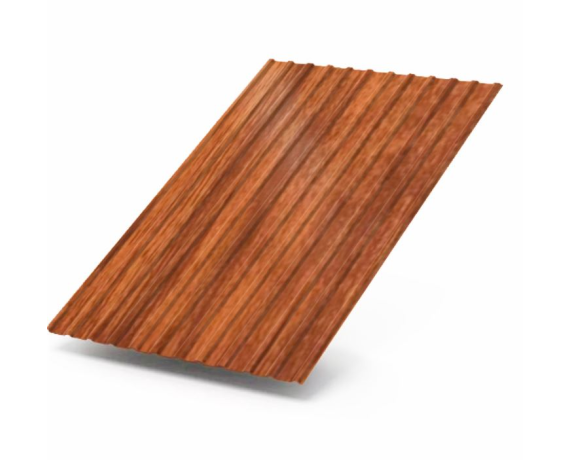 Профнастил С-8 2*1,2 GL Моренный дуб 0,5 мм