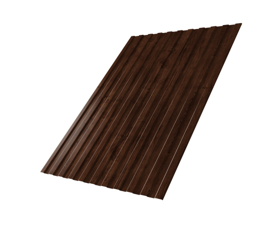 Профнастил С-8 2*1,2 Print Elite Cherry Wood TwinColor 0,45 мм