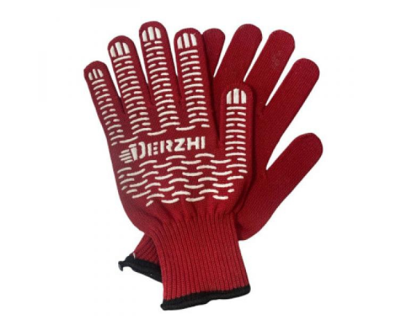 Перчатки DERZHI 10 класс,красные, XL