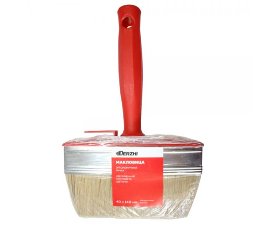 Макловица DERZHI МИНИ ПРОФИ натур. светлая щетина,пластмас.корпус 40*140мм