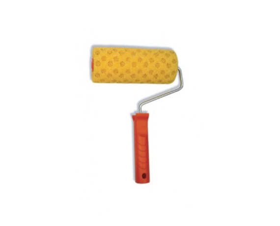 Валик структурный, с гороховыми дырами 6*70*190мм в сборе 