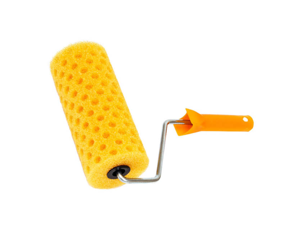 Валик структурный, с гороховыми дырами 6*70*240мм в сборе 