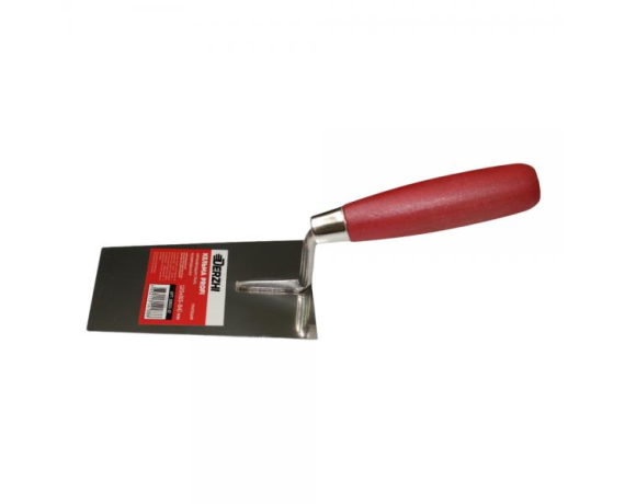 Кельма DERZHI трапеция 120*(65-84)мм,нерж.полированная сталь 18830-12