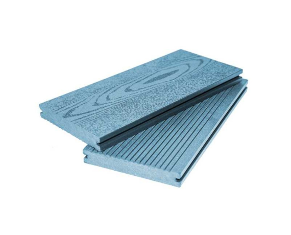 Террасная доска Grand Line 140 мм вельвет/тиснение под дерево Синий 3м ДПК