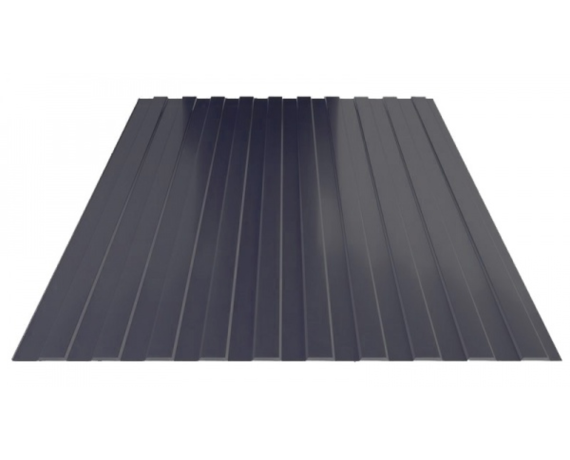 Профнастил С-8 6*1,2 7024 (мокрый асфальт) 0,45 мм