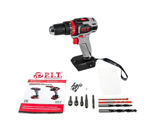 Аккумуляторная дрель ударная бесщеточная P.I.T. PSB20Н-10В SOLO 