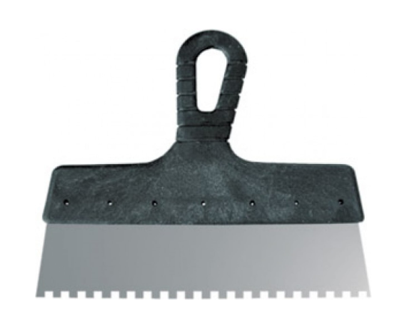 Шпатель 250 мм, зубчатый 8*8 мм СТРОЙТЭКС