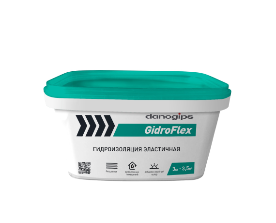 Гидроизоляция Danogips GidroFlex 3кг
