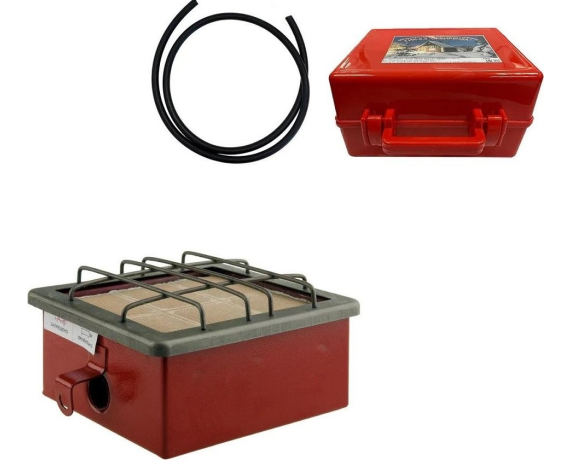 Газ горелка Сибирячка ГИИ-2,3 в чемодане красная