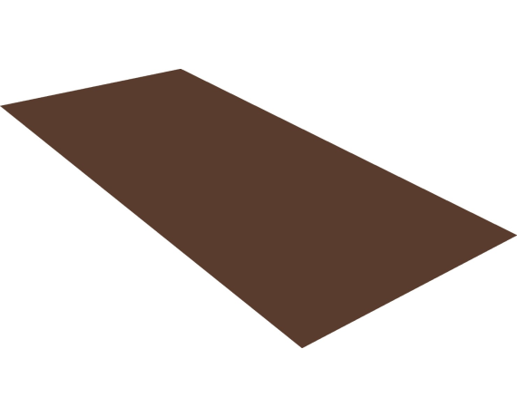 Гладкий лист (1,25*2) 8017 Atlas-foil 0,5