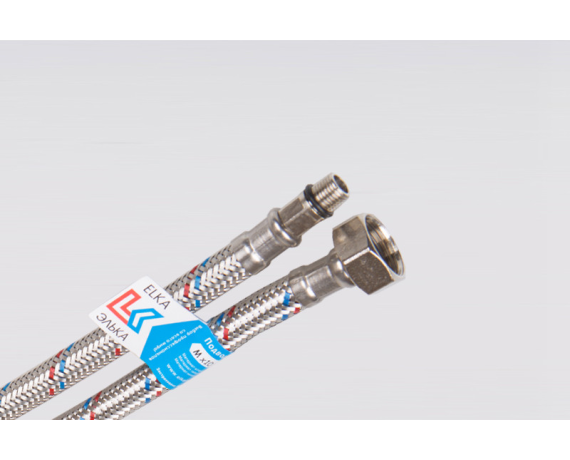 Подвод для смесителя 50см 1/2 сталь (ELKA) 