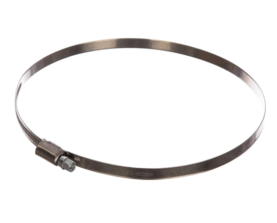 Хомут под шланг червячный 140-160 мм NOVA