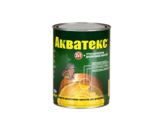 Акватекс Текстурное покрытие 2 в 1 Тик 0,8л