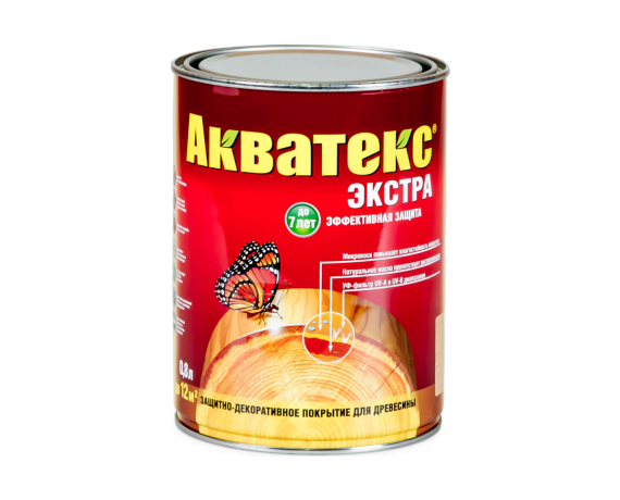 Акватекс Текстурное покрытие экстра Сосна 0,8л