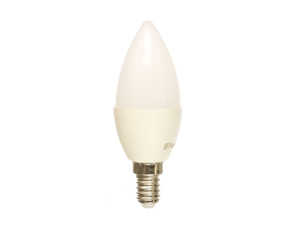Лампа светодиодная FERON LB-570 (9W) 230V Е14 6400K С35 свеча дневной