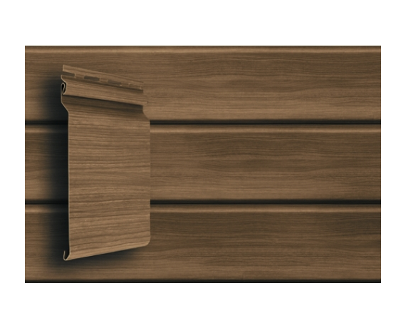 Сайдинг Natural-Брус S7 GL Tundra Кедр 0,182*3,0 м