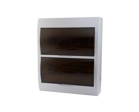 LUXRAY 731-1000-024 бокс с прозрачной крышкой ЩРН-П-24 наруж.уст. IP40