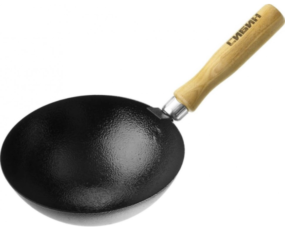 Ковш штукатурный СИБИН с деревянной ручкой