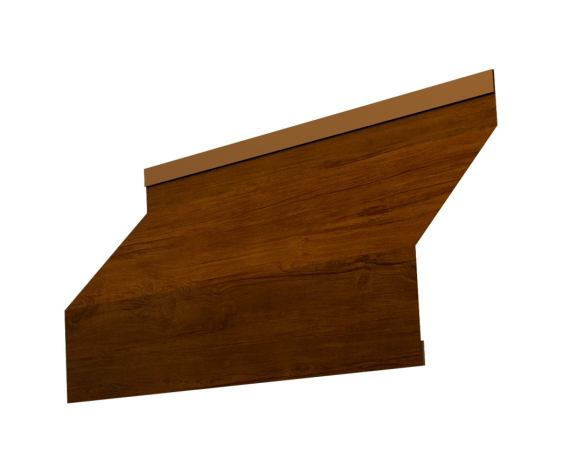 Ламель забора жалюзи Milan new 0,45 Print Premium с пленкой Golden Wood Intense FTC