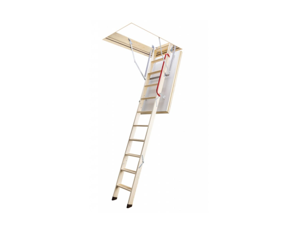 Лестница THERMO (LTK) 70*120*280 (дерев.,крышка белая,66мм)