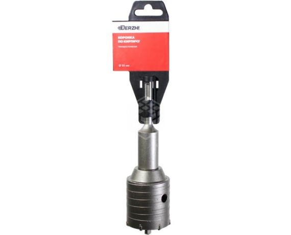 Коронка DERZHI по кирпичу 55мм 