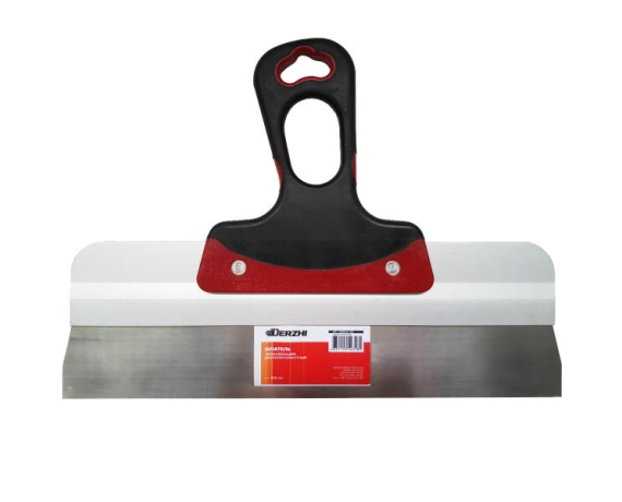 Шпатель DERZHI нержавеющий с 2-комп.ручкой 300мм 