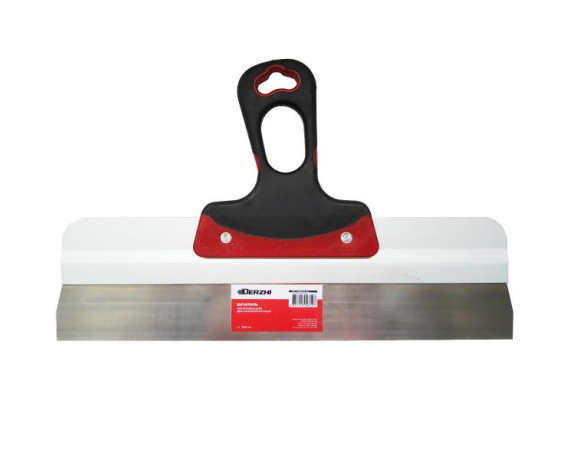 Шпатель DERZHI нержавеющий с 2-комп.ручкой 350мм 