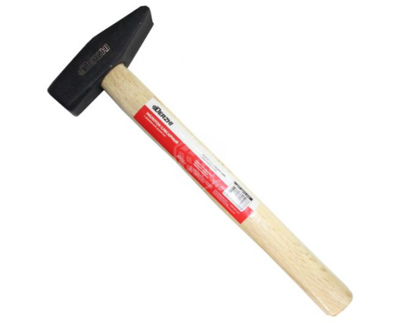 Молоток слесарный DERZHI кованный с деревянной рукоятью 1000г 8801-100