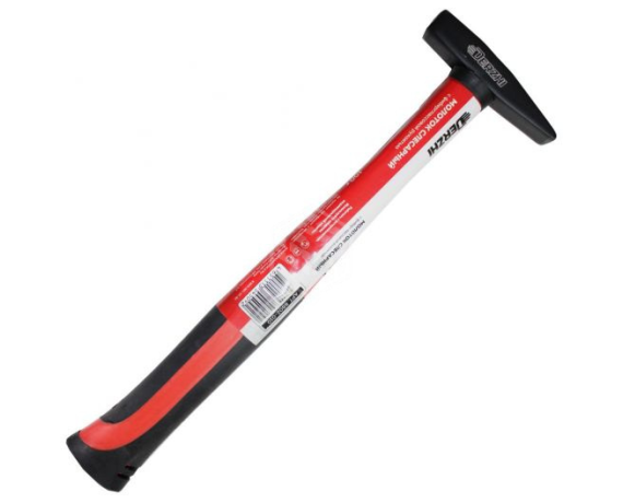 Молоток слесарный DERZHI кованный с фиберглассовой рукоятью 100г 