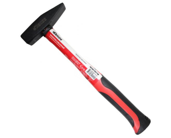 Молоток слесарный DERZHI кованный с фиберглассовой рукоятью 500г 