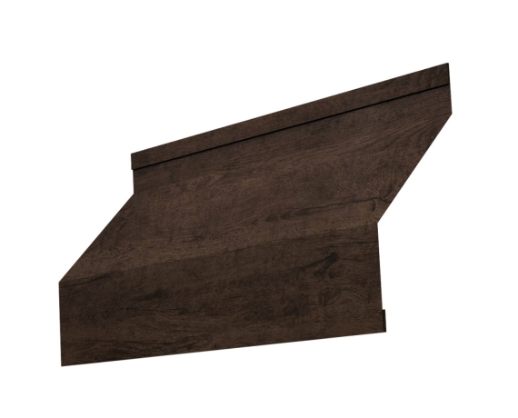 Ламель забора жалюзи Milan new 0,45 Print-Double Elite с пленкой Antique Wood