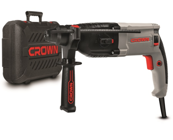 Перфоратор CROWN CT18108 ВМС 800Вт, 5300уд/мин, удар 3,4Дж