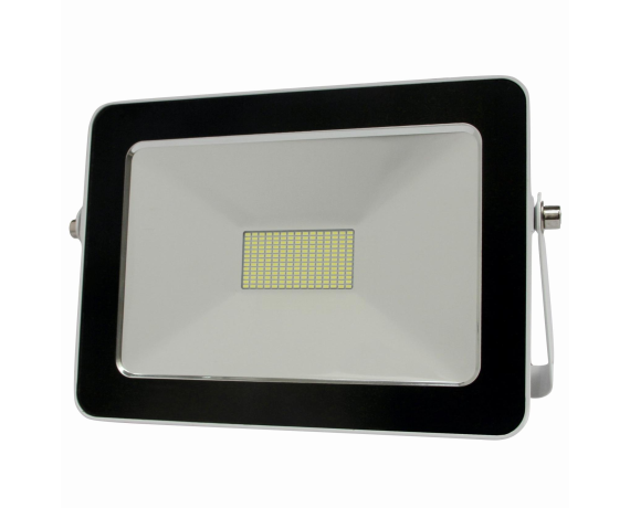 Прожектор с/д LEEK LE FL SMD LED5 50W CW(10) IP65 хол бел, корп бел