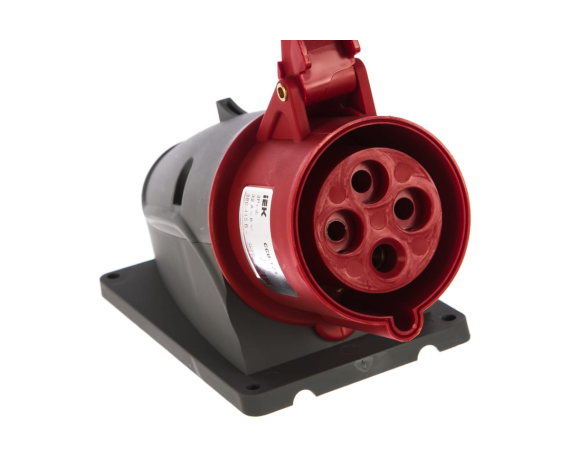 Розетка 124 стационарная 3Р+РЕ 32А 380В IP44 IEK