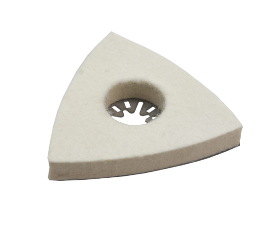 Насадка для МФИ ПРАКТИКА полировальная дельта, войлок, 80 мм 240-393