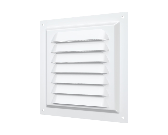 Решетка вент. с сеткой стальная 150*150 (1515МЭ)