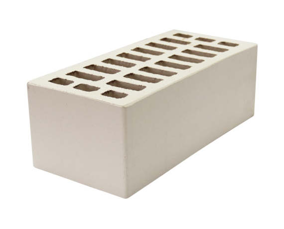 Кирпич 1,4 НФ Лицевой Белый город с фаской (250*120*88)  г.Строитель 352 шт/под.