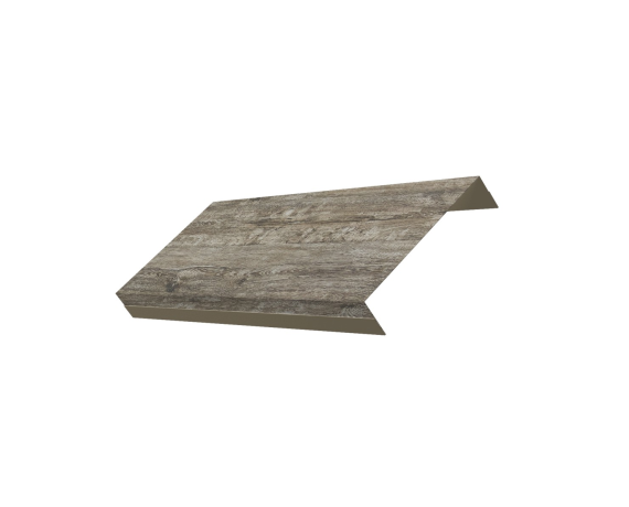 Ламель обратная 125 забора жалюзи Texas 0,45 Print Elite с пленкой Nordic Wood TwinColor
