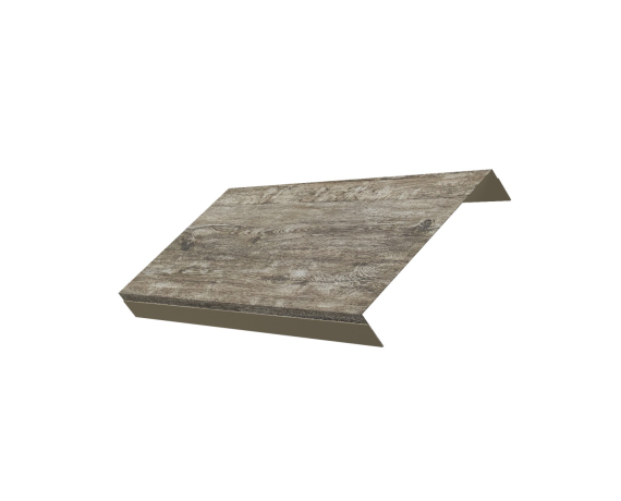 Ламель обратная 150 забора жалюзи Texas 0,45 Print Elite с пленкой Nordic Wood TwinColor