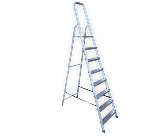 Стремянка алюминиевая Stairs 8 ступени (1,67/2,30/3,70) AS08