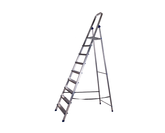 Стремянка алюминиевая Stairs 9 ступени (1,88/2,50/3,90) AS09